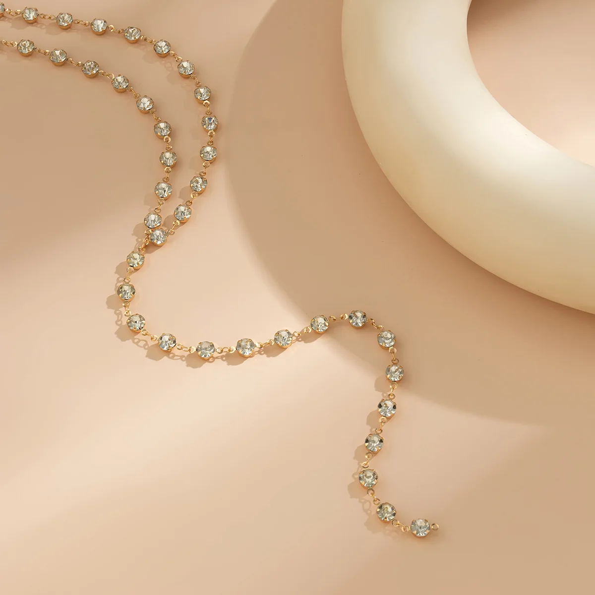 Женское блестящее ожерелье в стиле бохо с подвеской-кисточкой