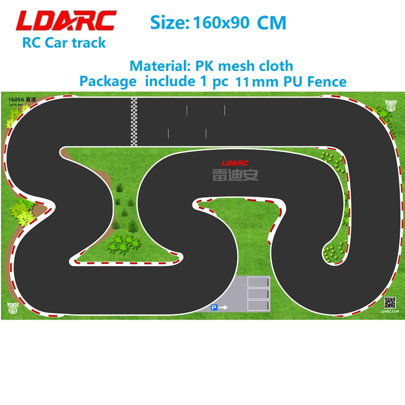Коврик для гонок LDARC 160x90 см сетчатая ткань PK портативный гоночный аксессуар