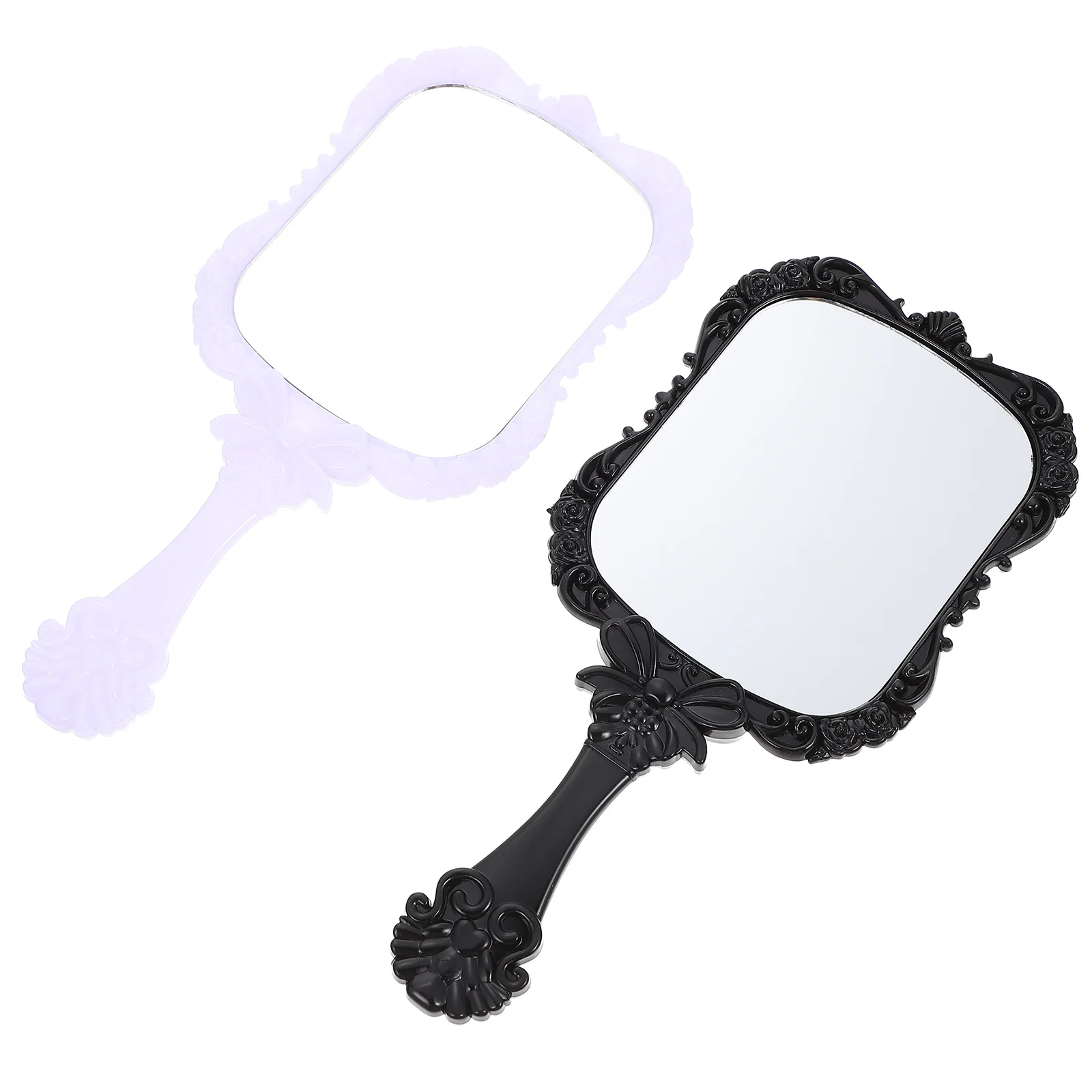 

Mirror Mirrors Handheld Makeup Decor Room Travel Magnifying Hand Hairdressing Barber Decorative Portable Beauty Handle Tooth