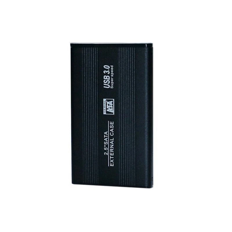 

SATA HDD Enclosure External SATA SSD Hard Drive Box Aluminum Alloy For Desktop Computer Black