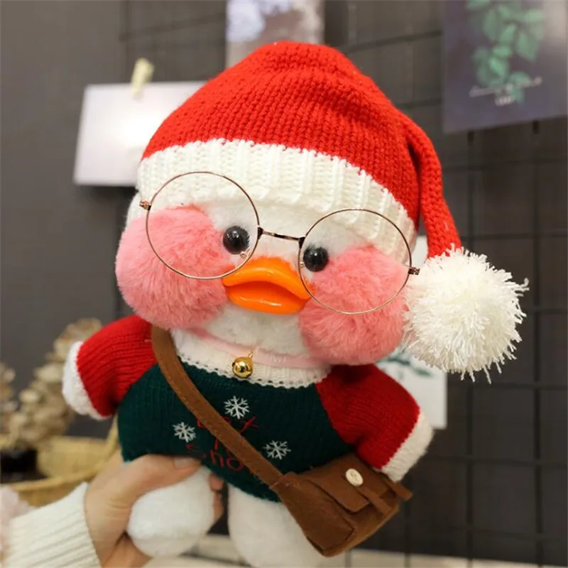 Kawaii Мультфильм LaLafanfan 30 см КАФЕ утка плюшевая игрушка мягкая кавайная кукла