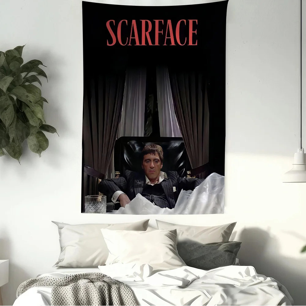Фильм S-Scarface аниме гобелен висит Таро хиппи настенные коврики листы для общежития