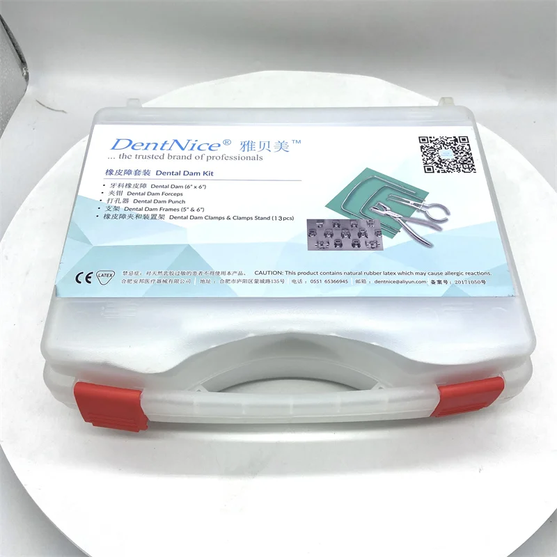 Горячая Распродажа Стоматологический Хирургический Инструмент Rubber Dam Dental Kit