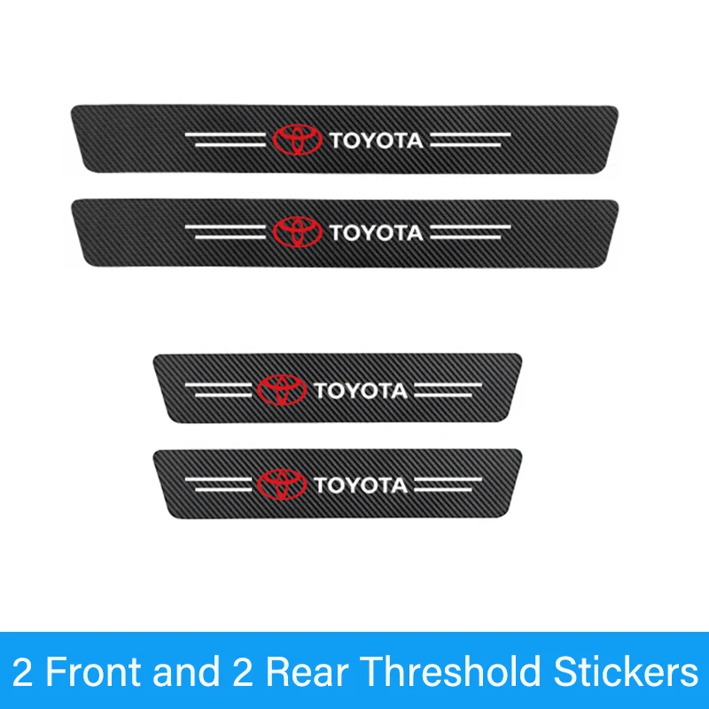 

Защита порога автомобиля из углеродного волокна для Toyota GR Sport C-HR Rav4 YARiS supra Corolla Prius Harrier Camry Tacoma Venza RZ RC