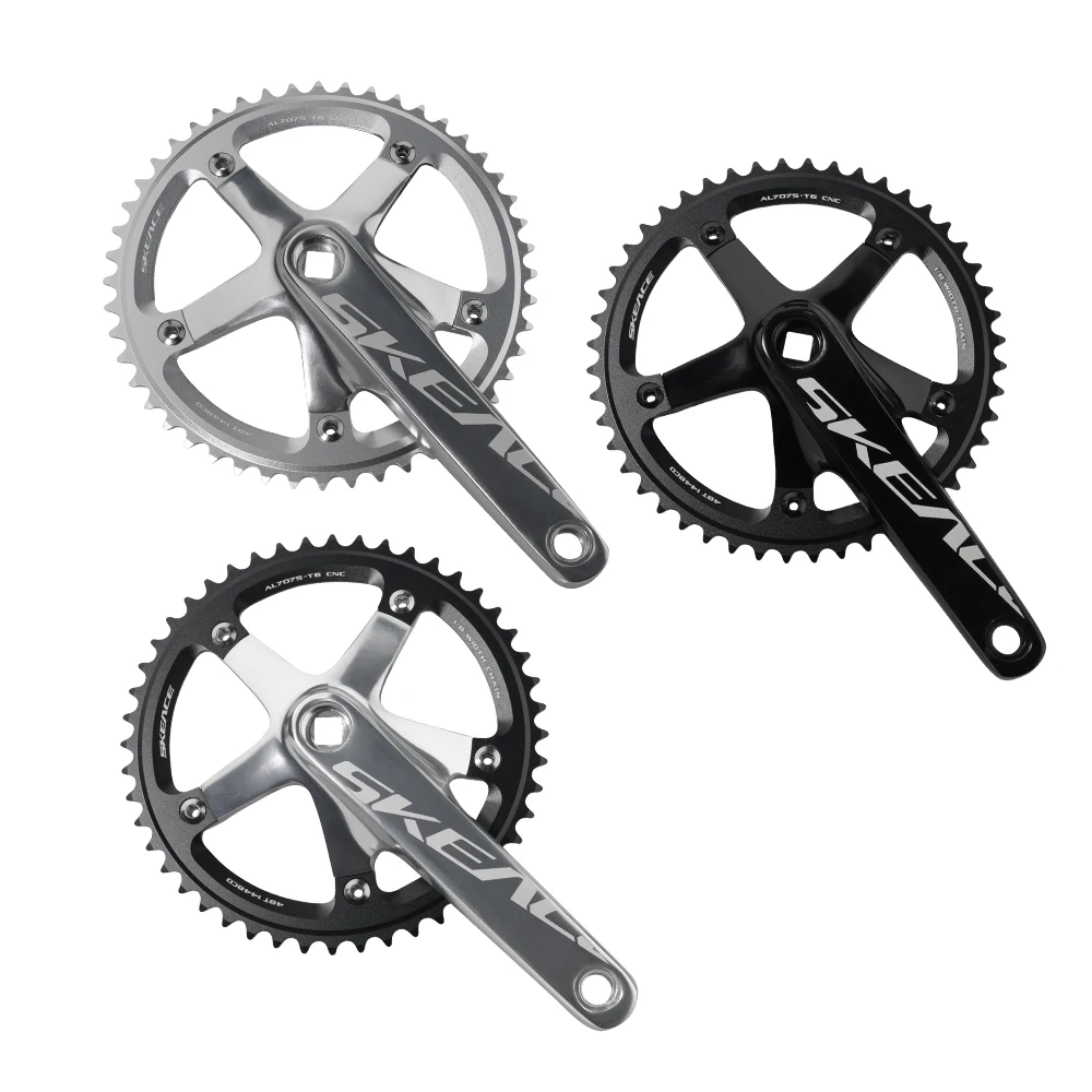 SKEACE BMX Шатуны 48T из алюминиевого сплава с фиксированной передачей 144BCD
