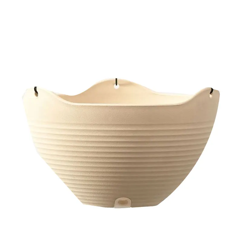 

Creative Simple Hanging Orchid Basin Hanging Balcony Plastic Resin Lazy Man With Chain