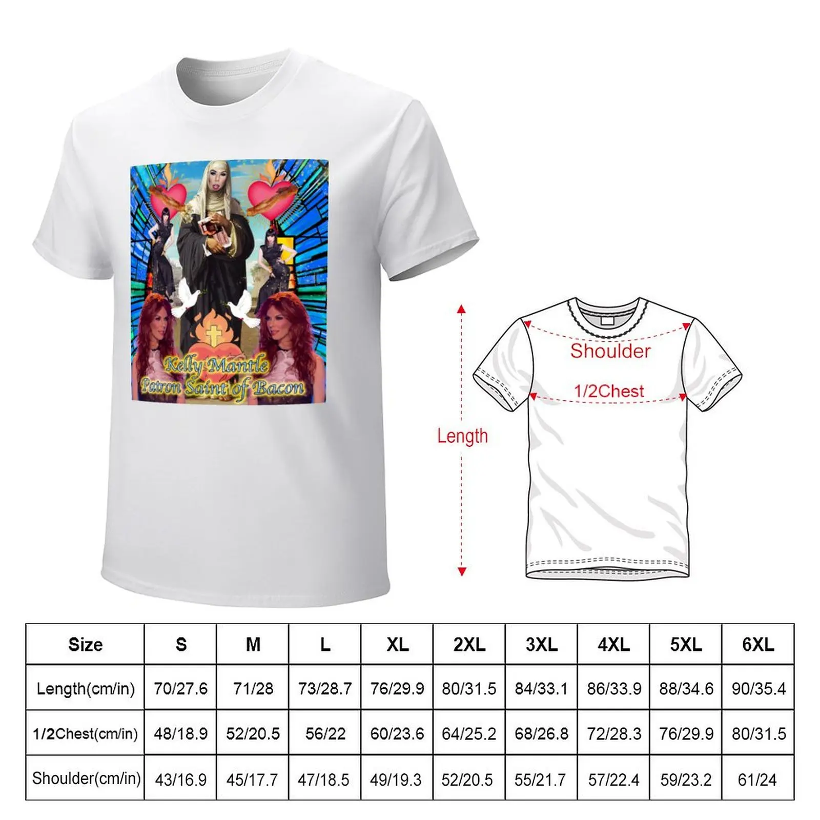 Футболка Kelly Mantle Patron Saint of Bacon футболки с рисунком рэпера одежда для мальчика