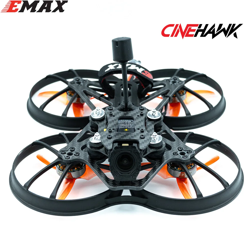 

EMAX CineHawk 3,5 HD 3,5 дюймов FPV Cinewhoop Drone BNF/PNP W/O3 Air Unit EMAX F411 AIO ECOII-2004 3000KV Motor for FPV Parts