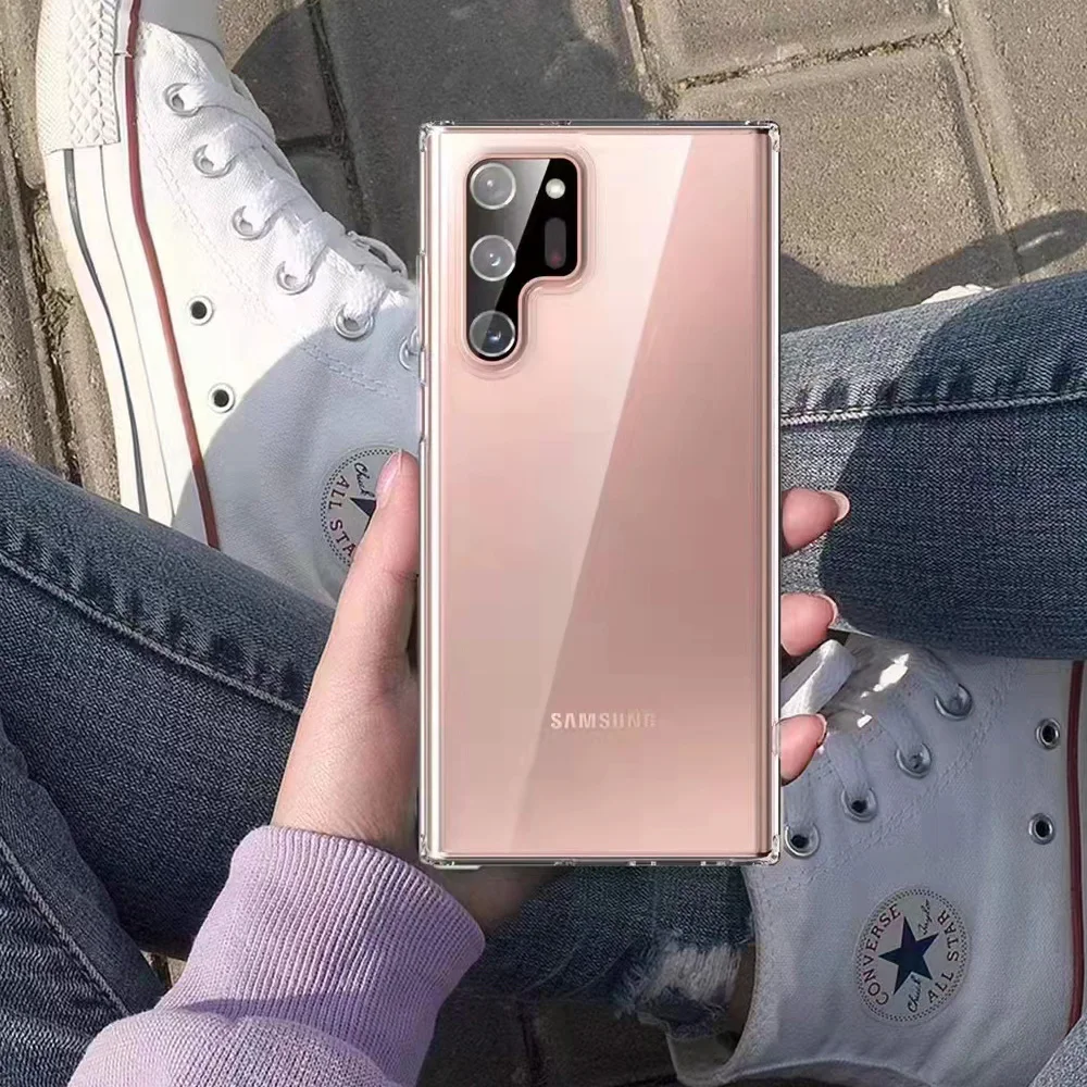 Топ 1 5 мм жесткий ударопрочный чехол для Samsung S22 ультра акриловый задний Чехол ТПУ