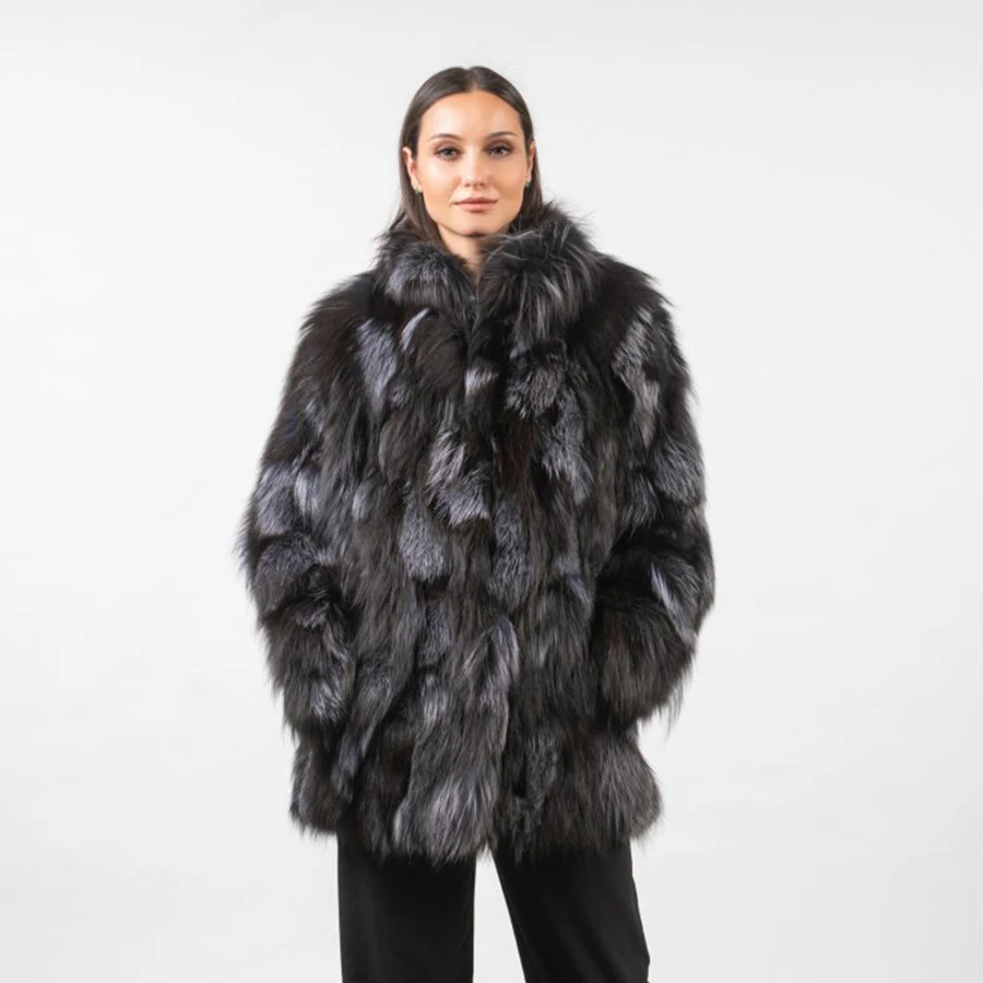 

Best Selling Fur Coat Women Natural Fur Jacket
