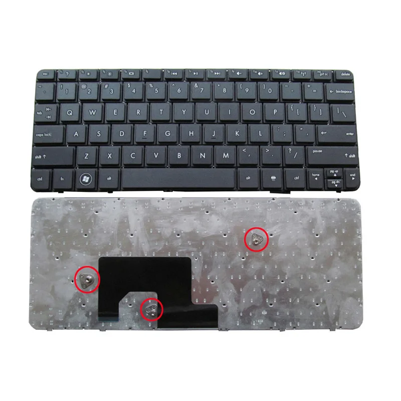 

New English laptop keyboard For HP mini 110 3538TU 210-2000 Mini 110-3748tu HSTNN-F05C 633476-001 647569-001 110-3300