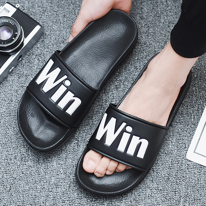 

Мужские летние шлепанцы, мягкие, Нескользящие, повседневная подошва, для душа, пляжа, сандалии на платформе, для дома, 39-46