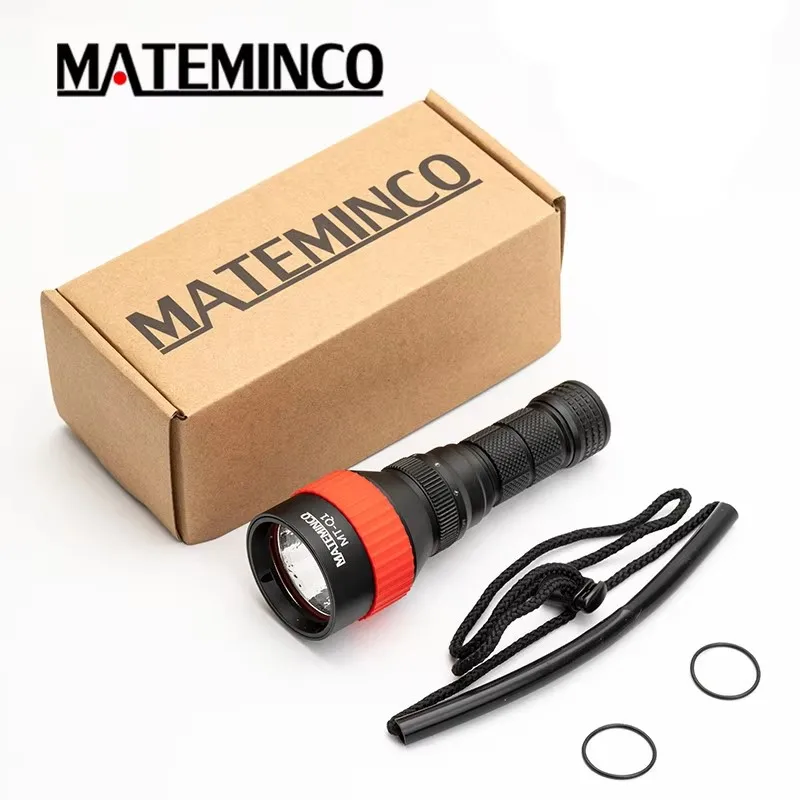 Фонарь для дайвинга Mateminco MTQ1 светодиодный фонарик XHP50.2 Max 2230 люмен подводного