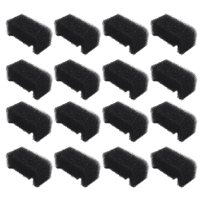 

HOT SALE 16Pcs Sponge Filter For Cat Water Fountain Replacement Pet Fountain Foam Filter Cat Drinking Fountain Sponge Foam Filte