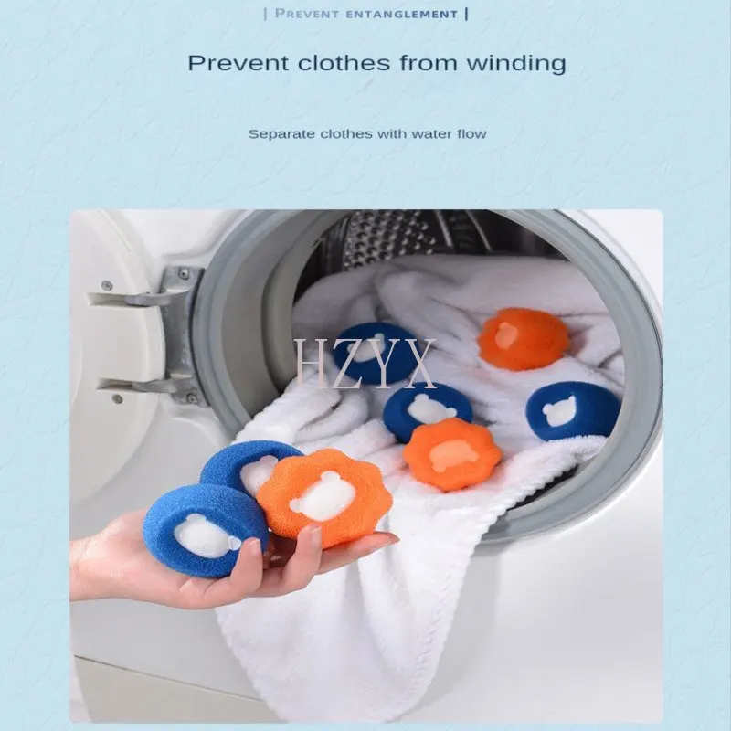 

Household Magic Sponge Laundry Cleaning Ball Laundry Hair Filter Cleaning Ball Laundry Balls for Washing Machine Cleaning Tools