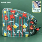 Шапочка для домашних животных, больницы, медсестры, стоматология, хирургическая шапочка, Высококачественная дышащая шапочка с принтом для аптеки, Регулируемая Шапочка для операционной