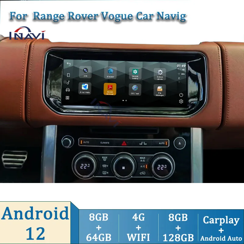 Фото 10,25 дюймовый Android 12 система Bosch для Land Rover Sport/Vogue L405 и Aurora GPS Navig автомобильный мультимедийный плеер №5