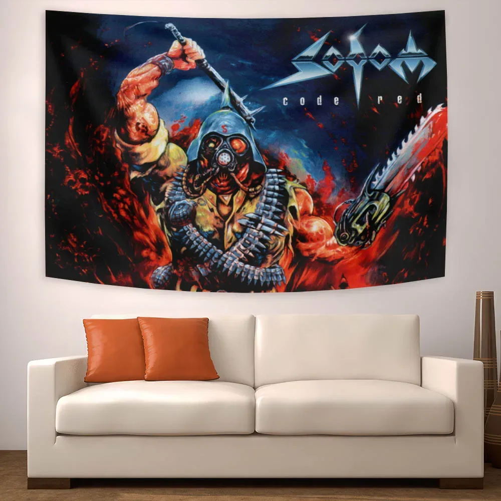 3x5ft немецкий рок-группа гобелен музыкальная певица код красные обложки альбома