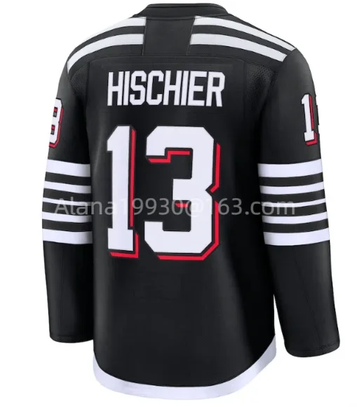 Изготовленные на заказ трикотажные изделия Jack Hughes Nico Hischier нового стиля