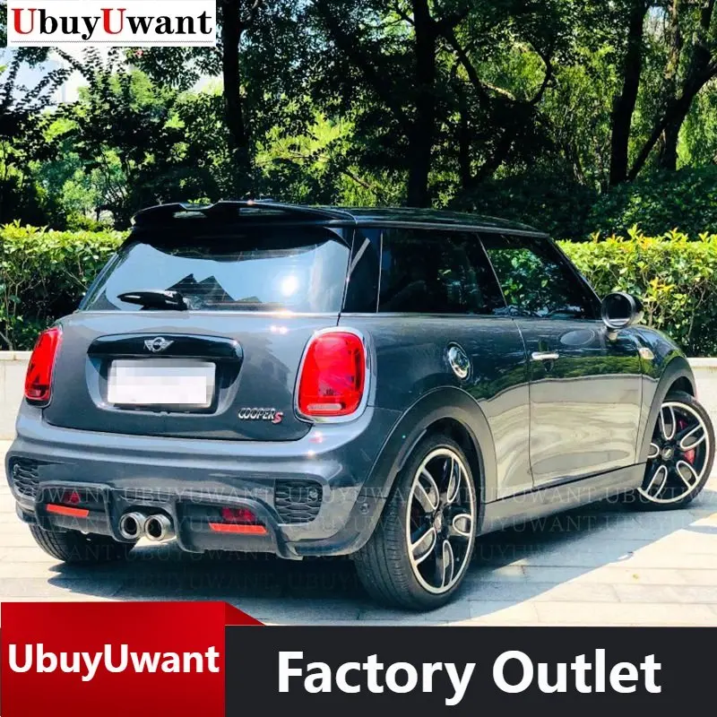 

Спойлер на крышу JCW из углеродного волокна, глянцевый комплект из углеродного волокна для заднего крыла, гоночные аксессуары для Mini F55 F56 Cooper ...