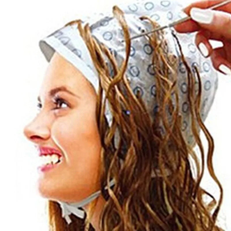

5Pcs/Pack Pro Salon Dye Cap + Hook Hair Salon Color Coloring Highlighting Reusable Sets Hair Dye Cap Painting Caps