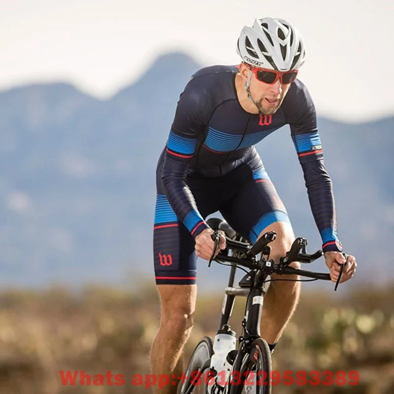 

Wattie Ink summer bike clothes skinsuit men clothing ropa ciclismo MTB Cycle Clothes triathlon suit men jumpsuit Run swimming