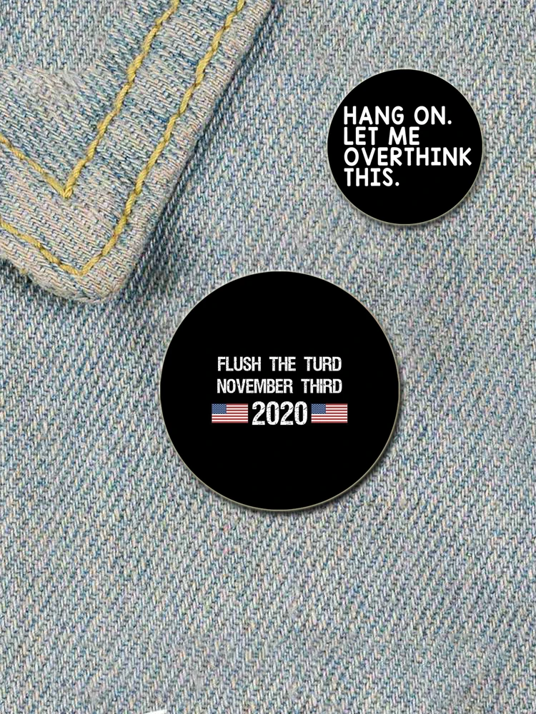 Забавная круглая брошь в форме рулона корицы глаз комаров пиццы креативная