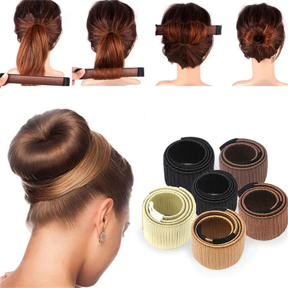 

6Colors DIY Tool Hair Accessories Synthetic Wig Donuts Bud Head Band Ball French Twist French Magic Bun Maker Sweet Hair Braider