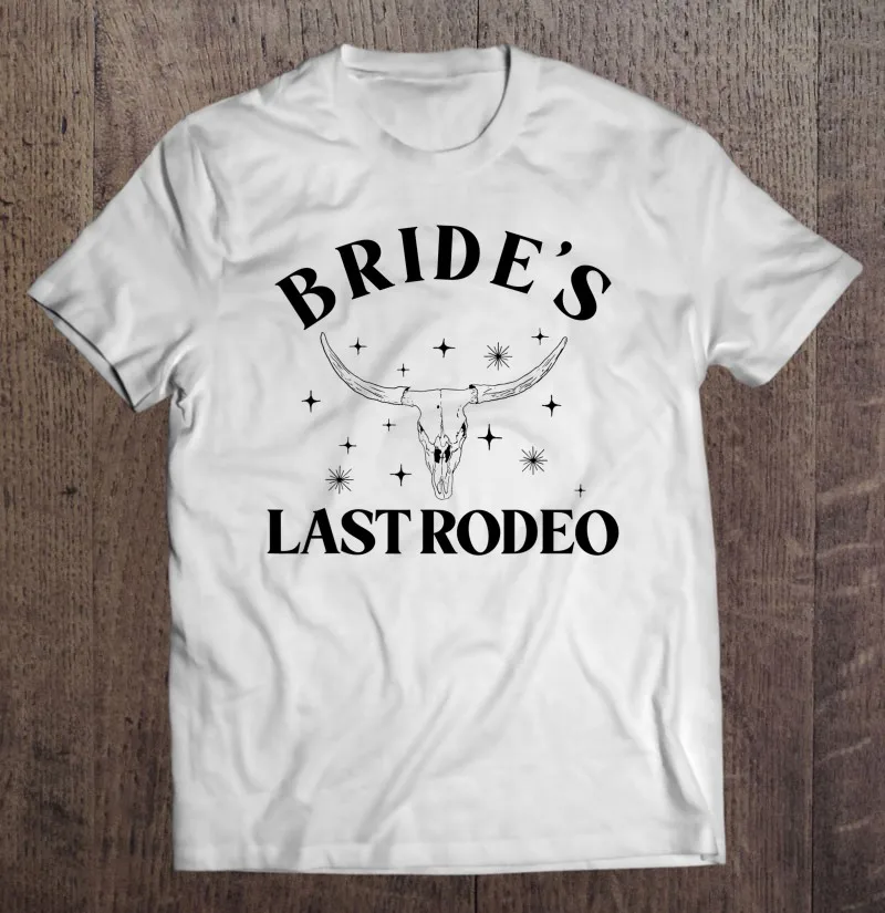 

Футболка для невесты и девичника с надписью «Last Rodeo»