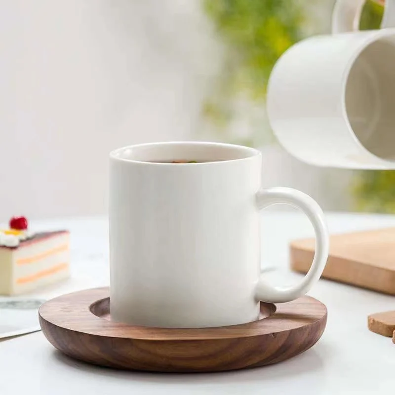 Фото цвет белые tazas con cuchara para magicas de colores керамические 11 унций por mayor blancas tazas para sublimar №1