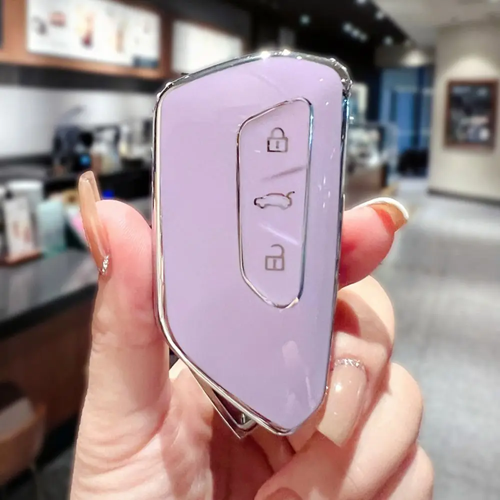 Мягкий чехол из ТПУ для дистанционного ключа 3-кнопочный защитный автомобильного