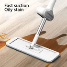 Ручная стирка, Волшебная выдавливаемая плоская Швабра из микрофибры, Швабра для дома, кухни, мытья дома, чистка пола с отжимными шваброй, Тряпичные прокладки