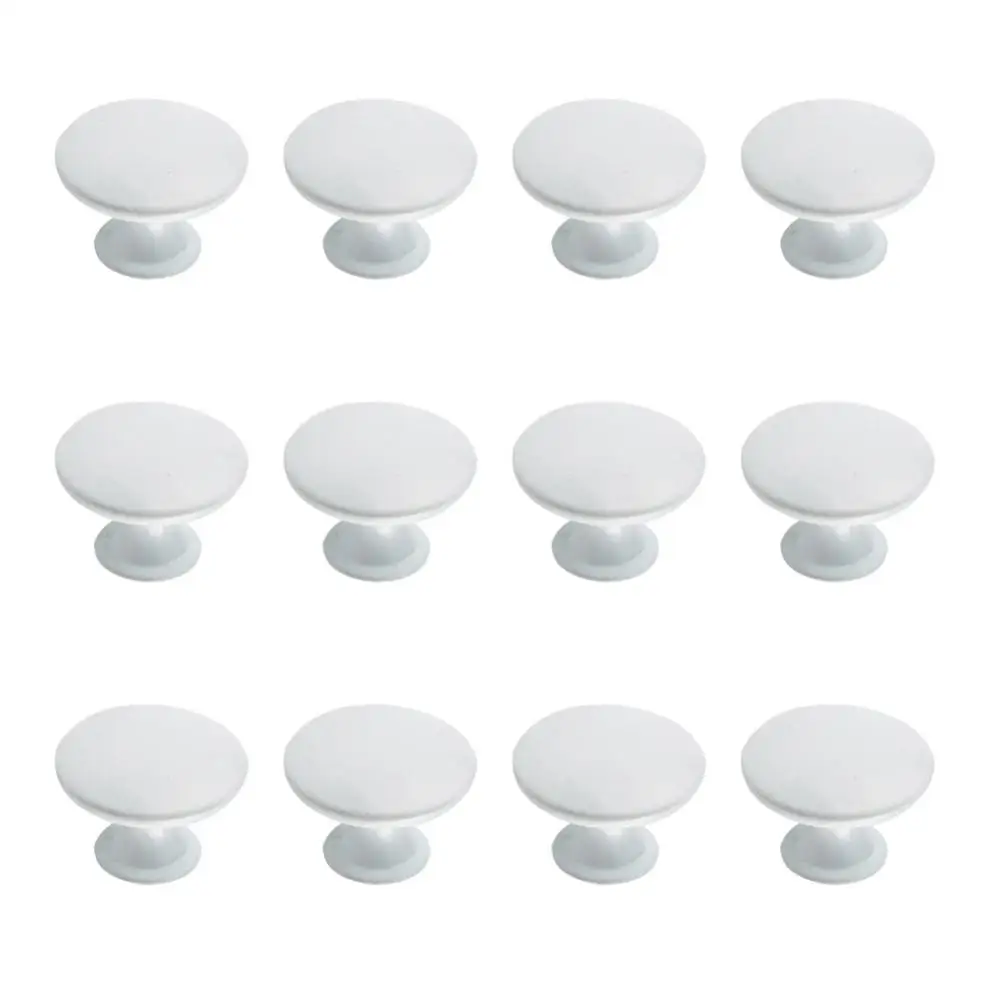 

Ручки для шкафов ПроЗОН черные/белые 12 шт