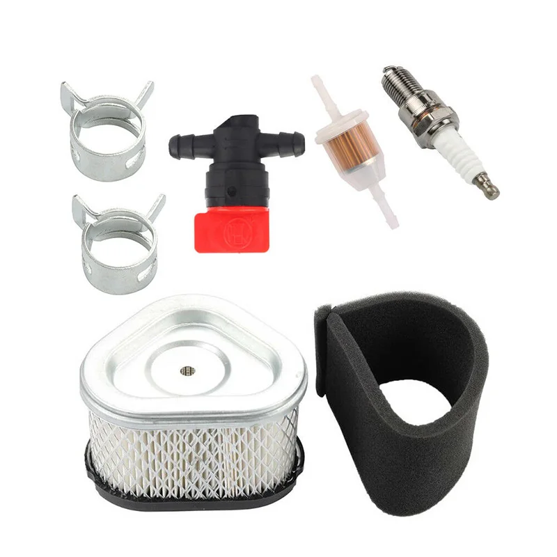 Absperrventil STX46 GT225 AM 121608 АМ 123553 Зуehör Люффильтр Набор Jis Ersatz Kraftstofffilter Clips Zündkerze Neu