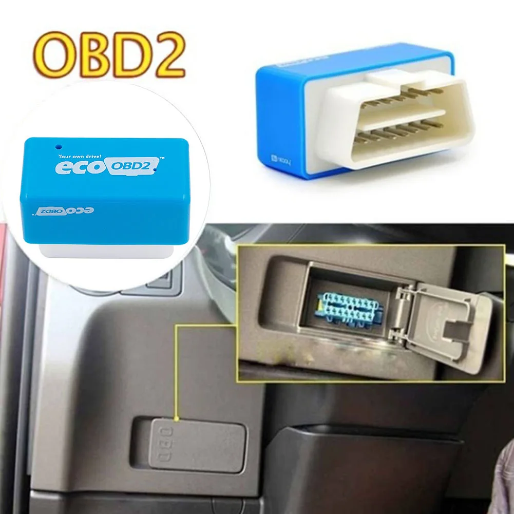 Оригинальные Полные чипы Eco Nitro OBD2 чип тюнинг коробка бензин дизель EcoOBD2 экономия