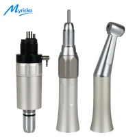 myricko dental contra angle straight nose cone air motor 2 holes 4 holes low speed handpiece for diameter 2 35mm bur