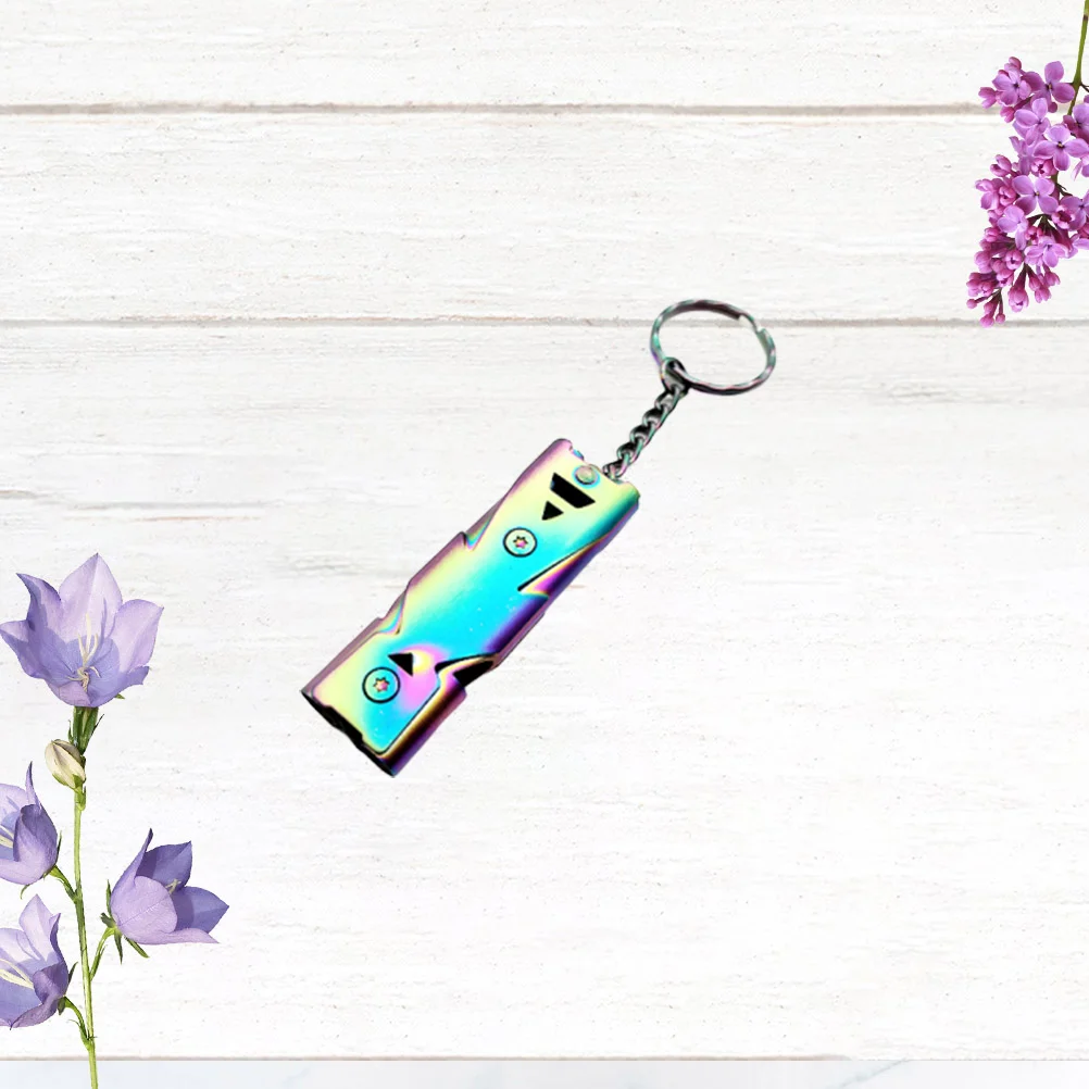 Двойной трубчатый свисток выживания с высоким децибелом для пеших прогулок