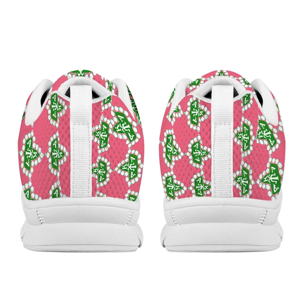 Alpha Kappa Alpha Luxury Brand Ladies Mesh Sneakers Casual Running Shoes for Women Girls Lace Up Flat Footwear Personalized Gift