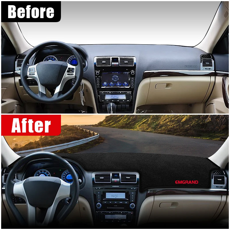 Для Geely Emgrand EC8 EC820 2011 2012 2013 2014 2015 крышка приборной панели автомобиля избегайте