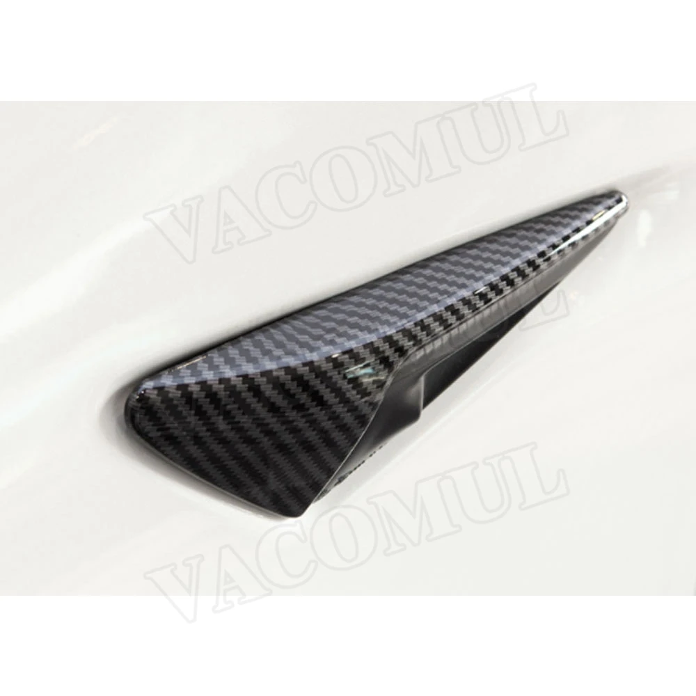 2 шт. передняя боковая камера из углеродного волокна маркер крыла решетка