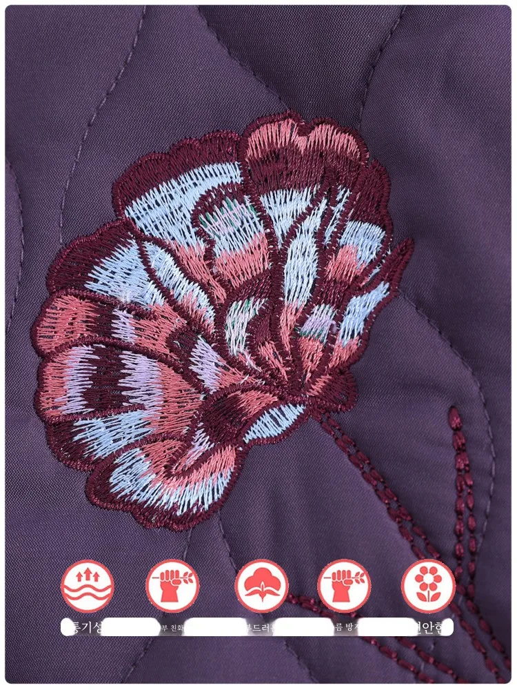 Стеганый жилет для пожилых людей женский осенне-зимний бабушки утепленный на