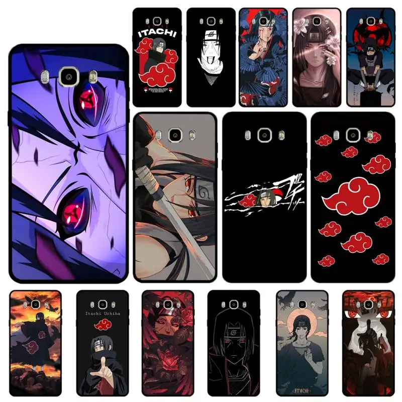 

BANDAI Naruto Akatsuki Uchiha Itachi Phone Case for Samsung J 4 5 6 7 8 prime plus 2018 2017 2016 J7 core