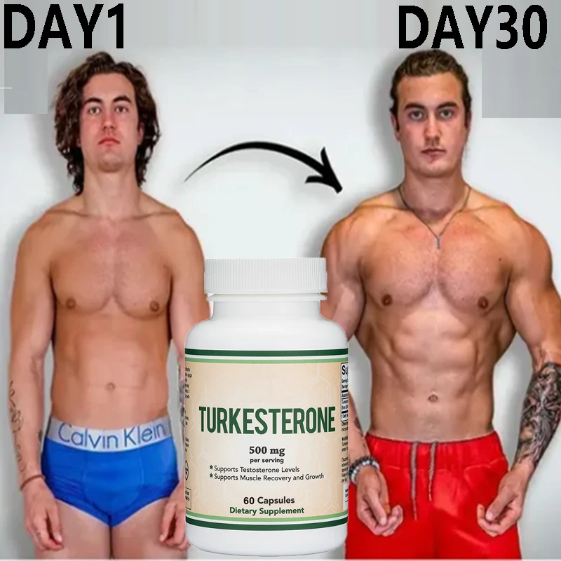 

1 bottle Turkesterone Capsule is used for muscle recovery growth It can increase protein reduce excess fat Healthy food