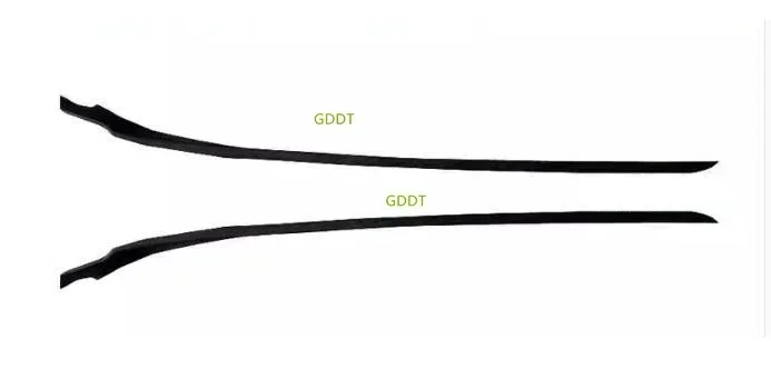 

2 шт. переднее наружное боковое резиновое лобовое стекло для Ford Fiesta 2009-2014 Be8Z5403136A защитный уплотнитель внешний ламинат 2010