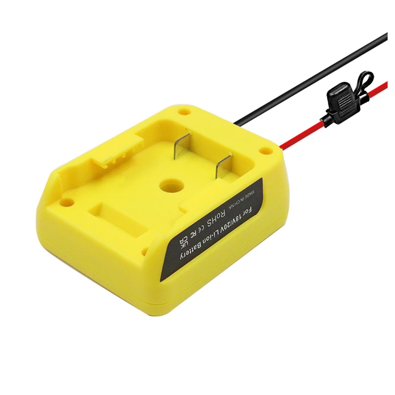 Адаптер конвертера Переключатель ввода-вывода 30A Предохранитель для Dewalt 18V 20V/60V