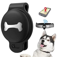 dog cat collar gps finder apple airtag case portable silicone bluetooth locator cover pet mini anti lost alarm tracker protector