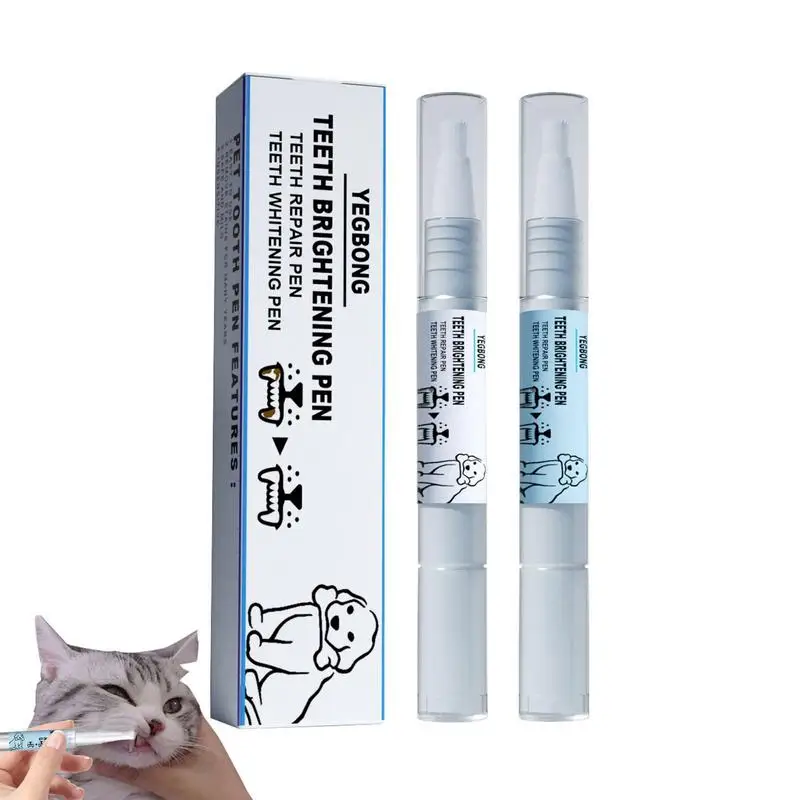 

Pets Dog Teeth Cleaning Whitening Pen Cleaning Pen Dog Cat Natural Brightening Teeth Safe Tartar Remove Tool Mouth Fresh