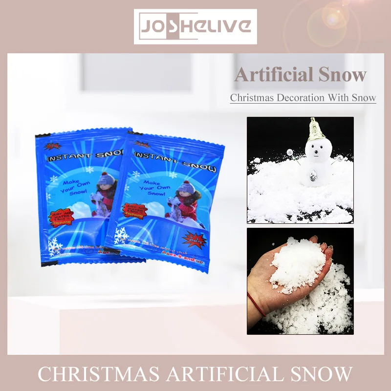 

1/5/10 шт. добавки снег для искусственного мгновенного снега, глина для моделирования, облако, порошок, Флом, грязь, Рождественская вечеринка, п...