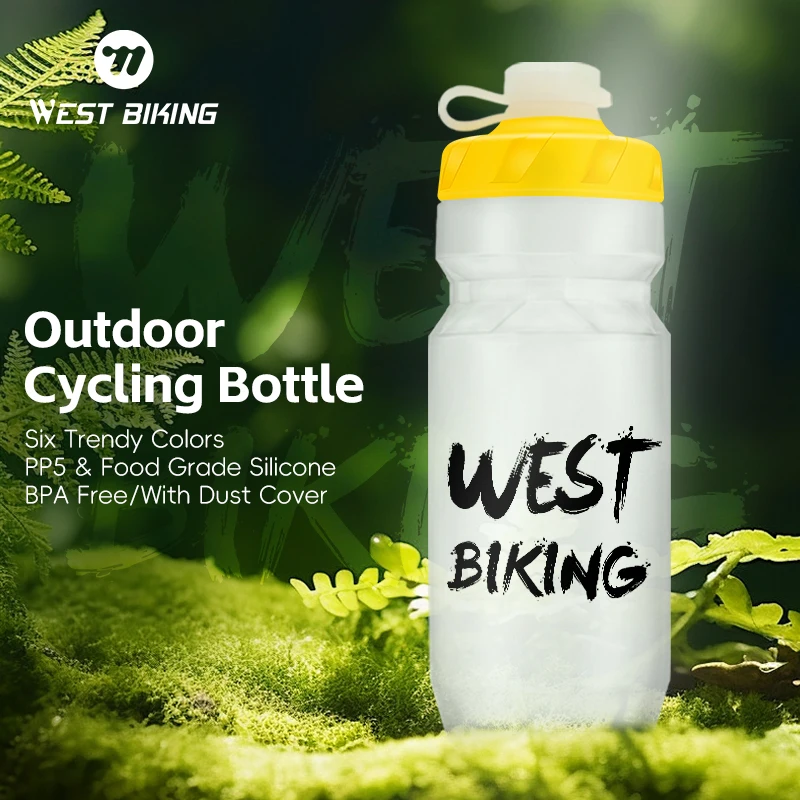 Фото WEST BIKING велосипедная бутылка для воды 610/710 мл, легкий велосипедный чайник для спорта на открытом воздухе, портативная Спортивная бутылка для воды для горного велосипеда, дорожного велосипеда №1