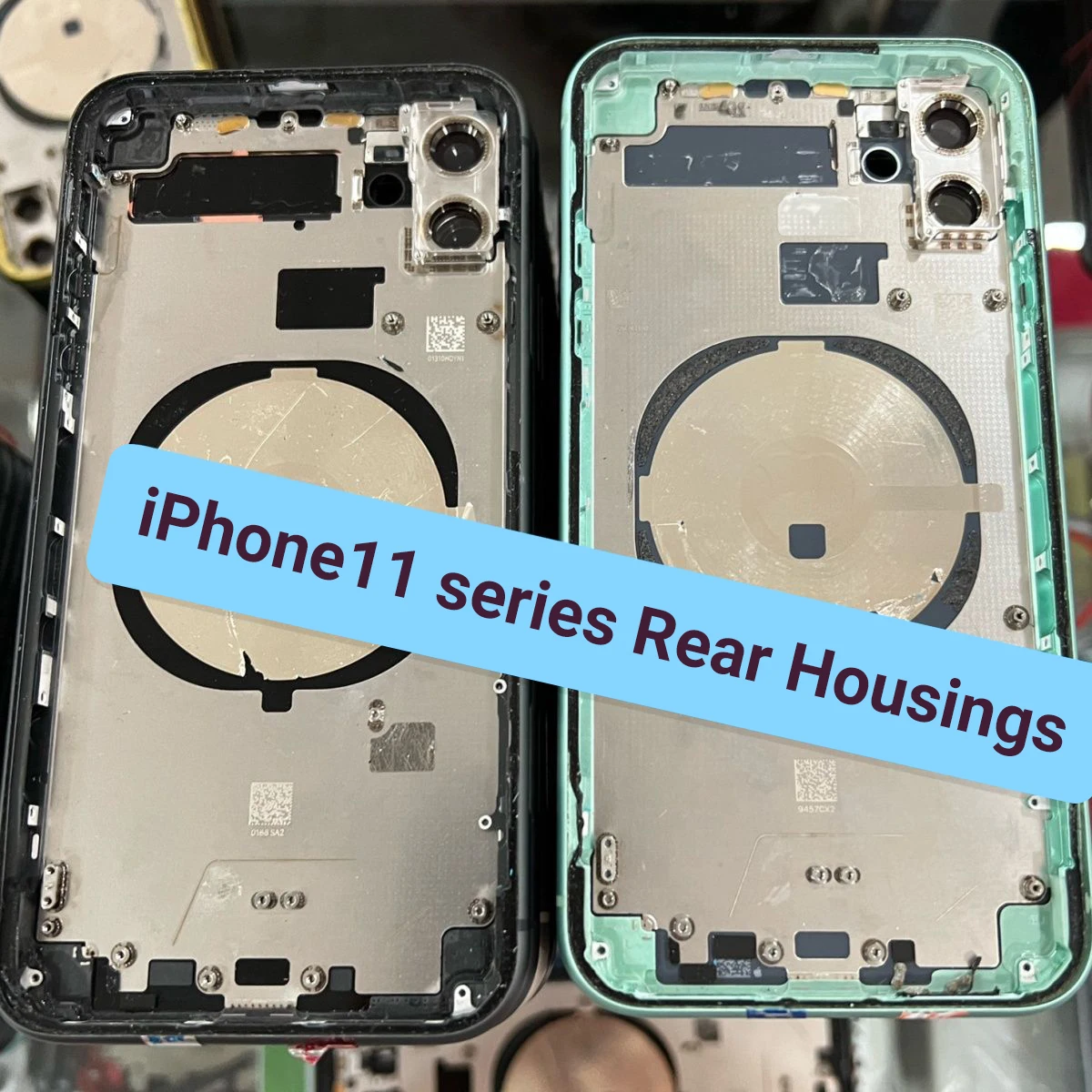

Rear Housing Assembly With Battery Back Cover+Middle Chassis Frame+SIM Tray+Side Key Parts For iPhone 11Pro 11ProMax